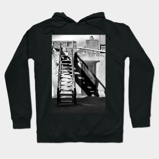 Taos Pueblo Study 4 BW Hoodie